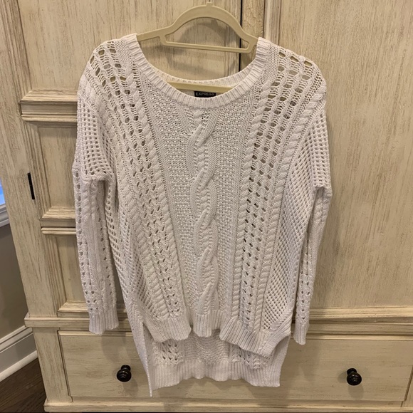 Express white sweater - Picture 1 of 3